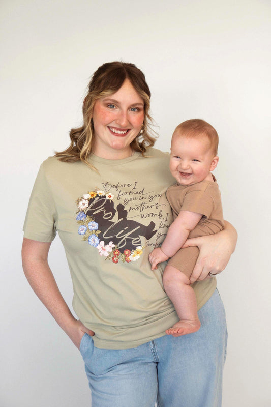 Floral Pro Life T-Shirt
