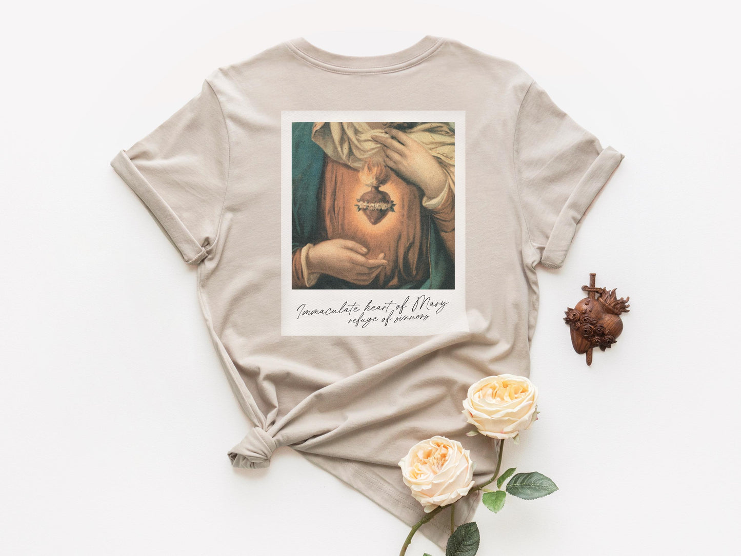 Immaculate Heart of Mary Tee | Catholic Women's Shirt | Beloved Filia
