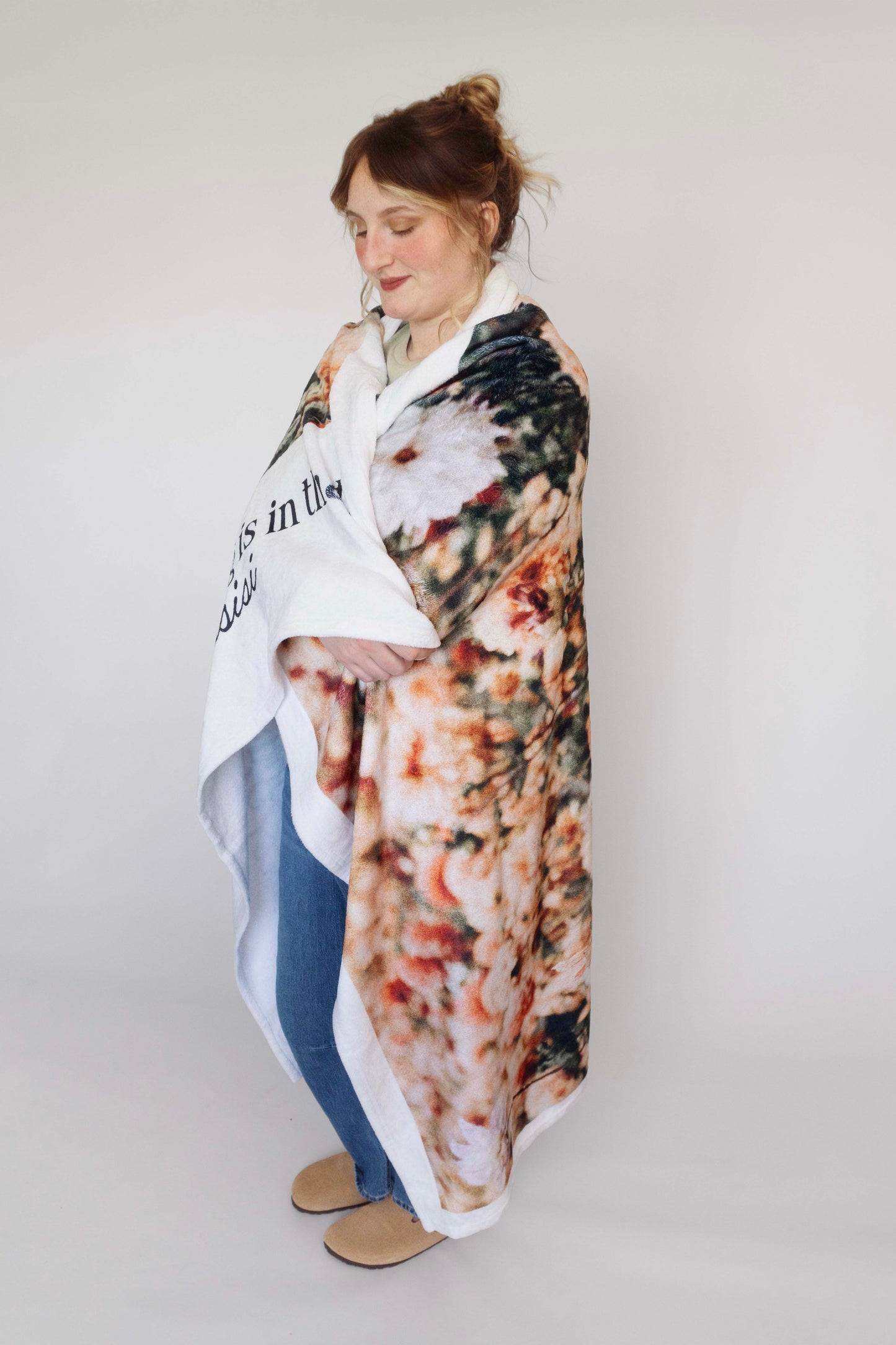 Saint Clare Velveteen Plush Throw Blanket