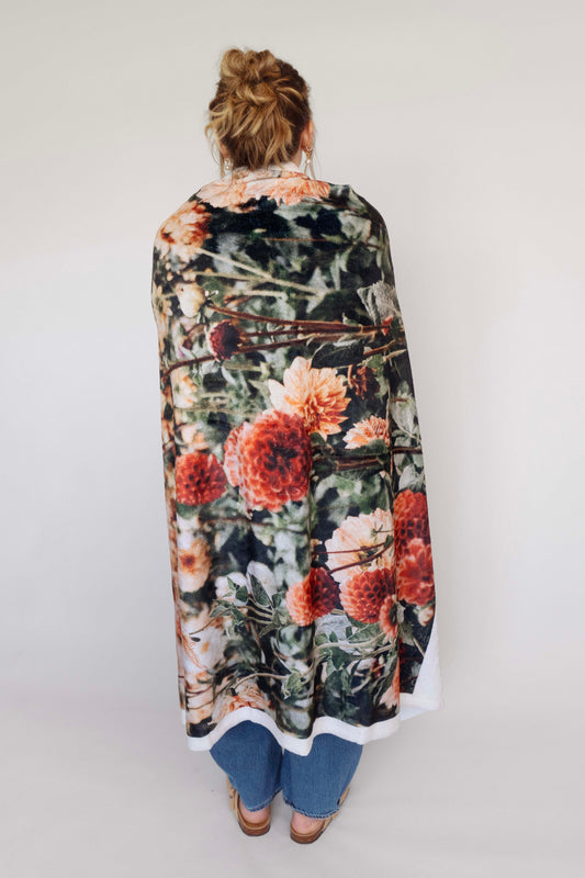 Saint Clare Velveteen Plush Throw Blanket