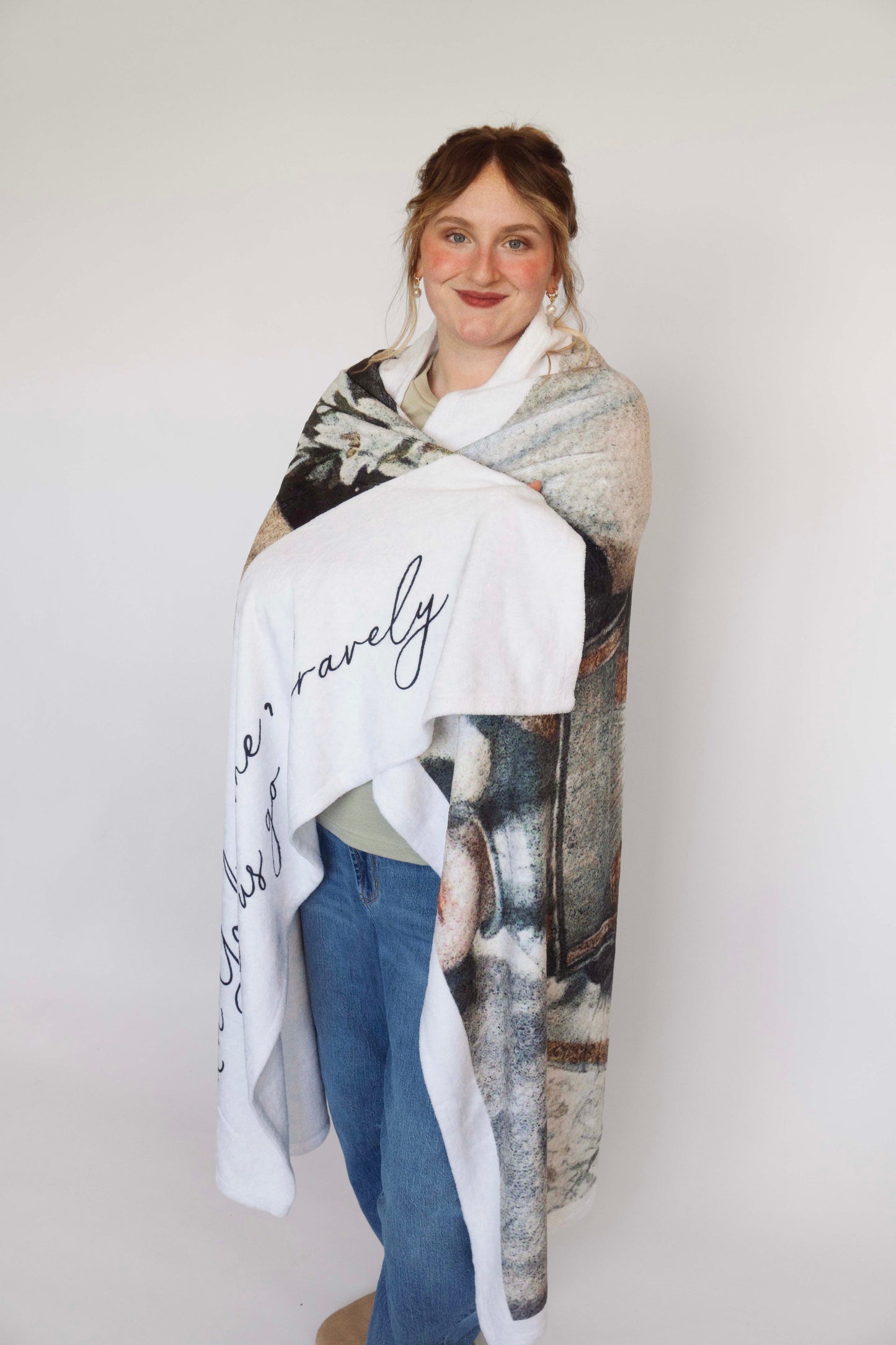 Joan of Arc Velveteen Plush Blanket