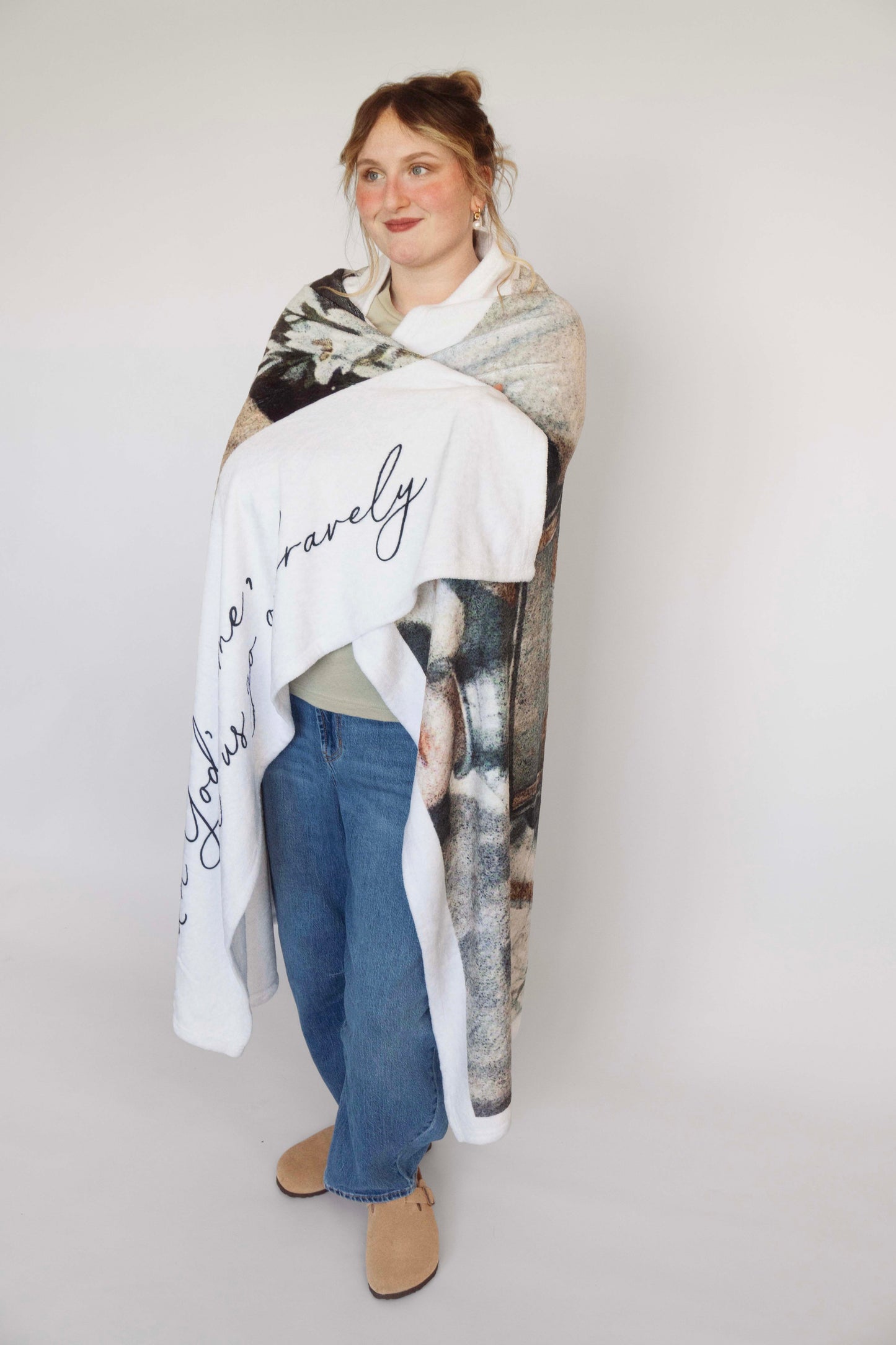 Joan of Arc Velveteen Plush Blanket