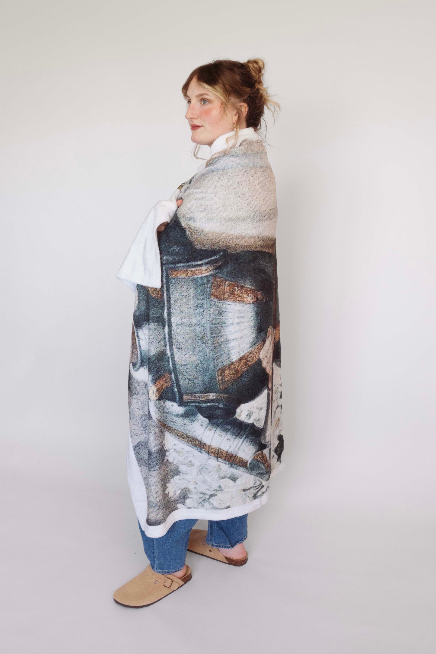 Joan of Arc Velveteen Plush Blanket