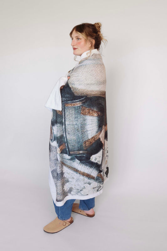Joan of Arc Velveteen Plush Blanket