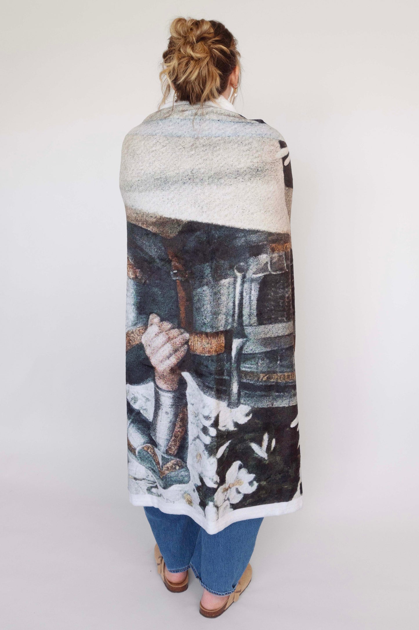 Joan of Arc Velveteen Plush Blanket