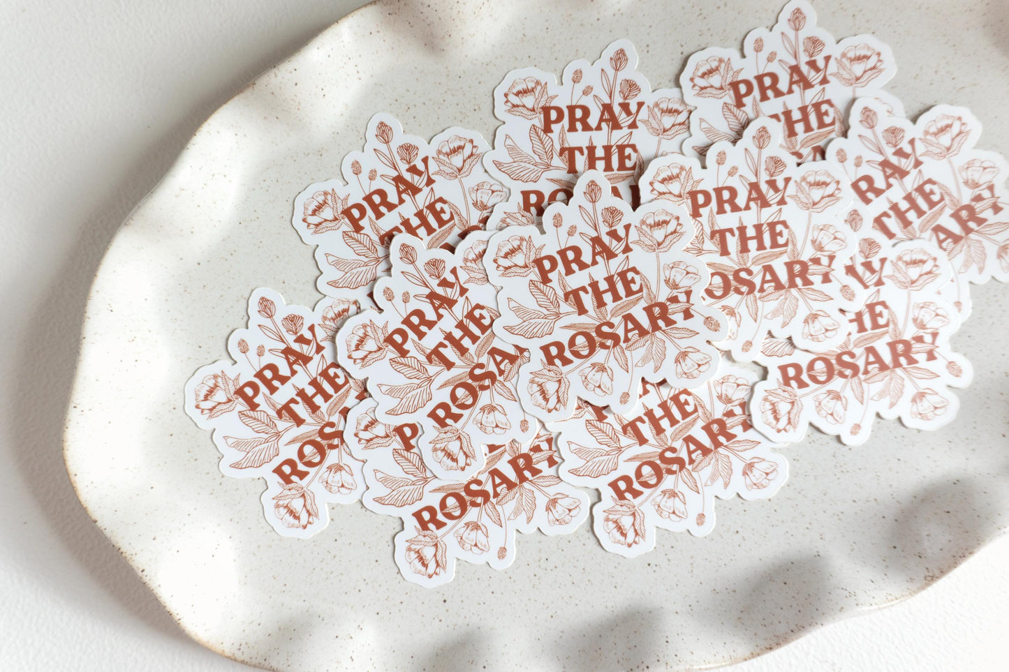 Pray the Rosary | Catholic Vinyl Sticker