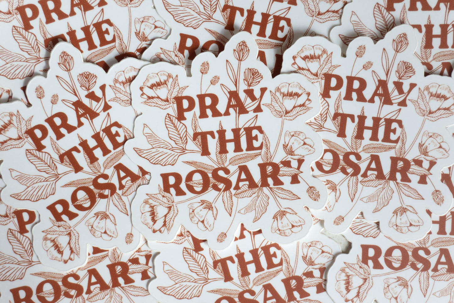 Pray the Rosary | Catholic Vinyl Sticker