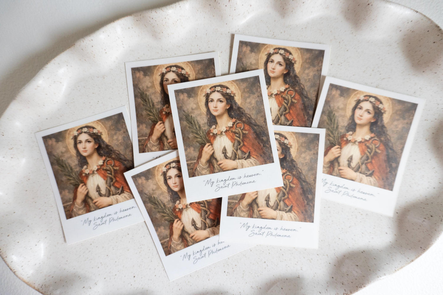 My kingdom is heaven - Saint Philomena | Catholic Vinyl Sticker