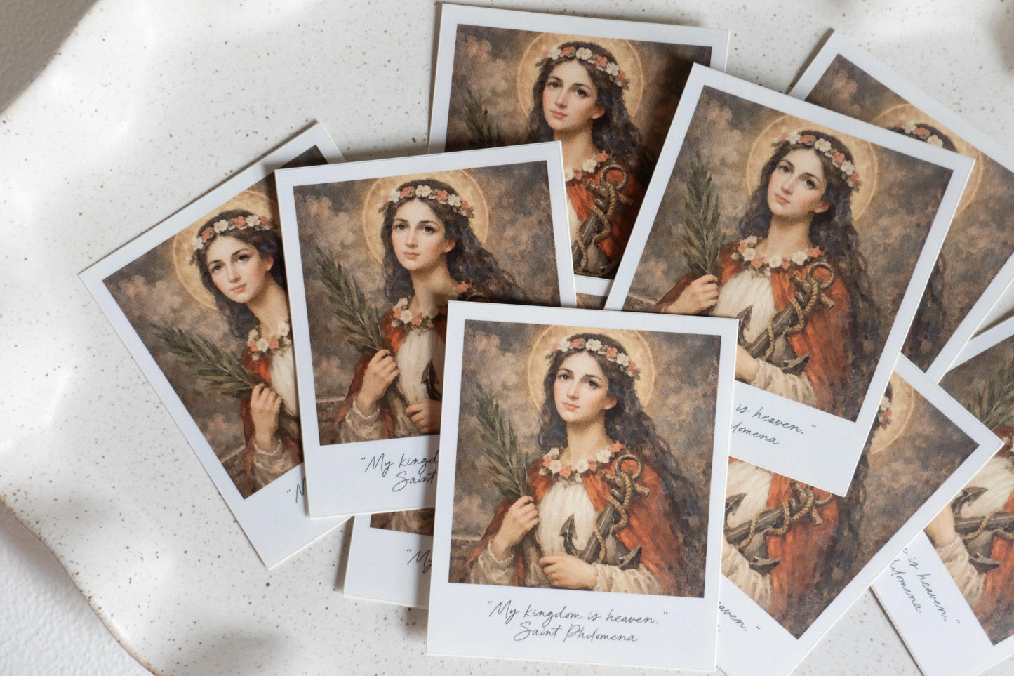 My kingdom is heaven - Saint Philomena | Catholic Vinyl Sticker