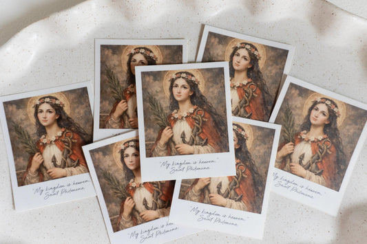 My kingdom is heaven - Saint Philomena | Catholic Vinyl Sticker