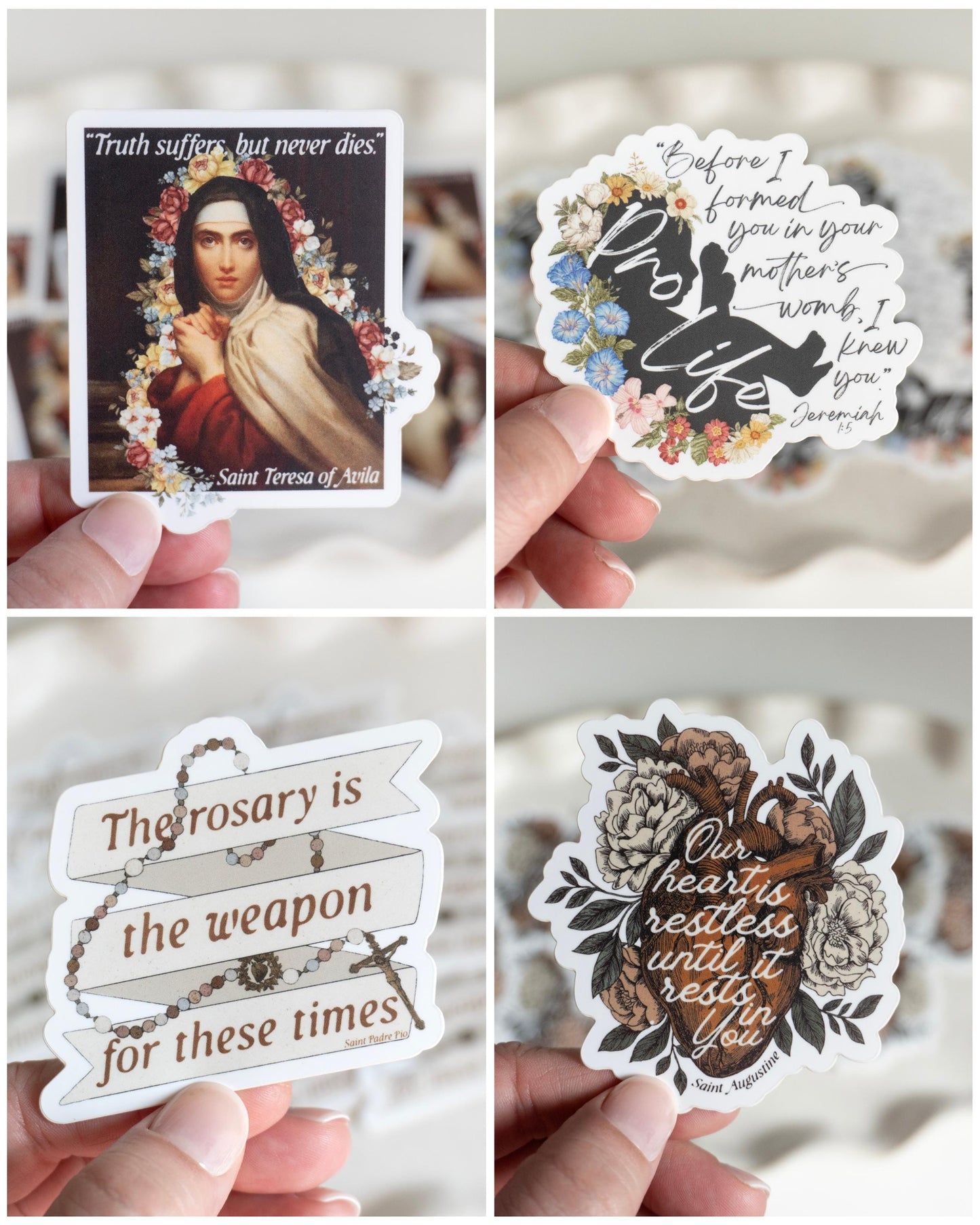 Entire Beloved Filia Sticker Collection | 15 Catholic Stickers