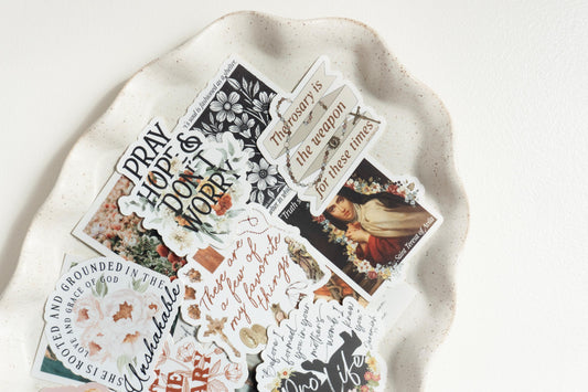 Entire Beloved Filia Sticker Collection | 15 Catholic Stickers