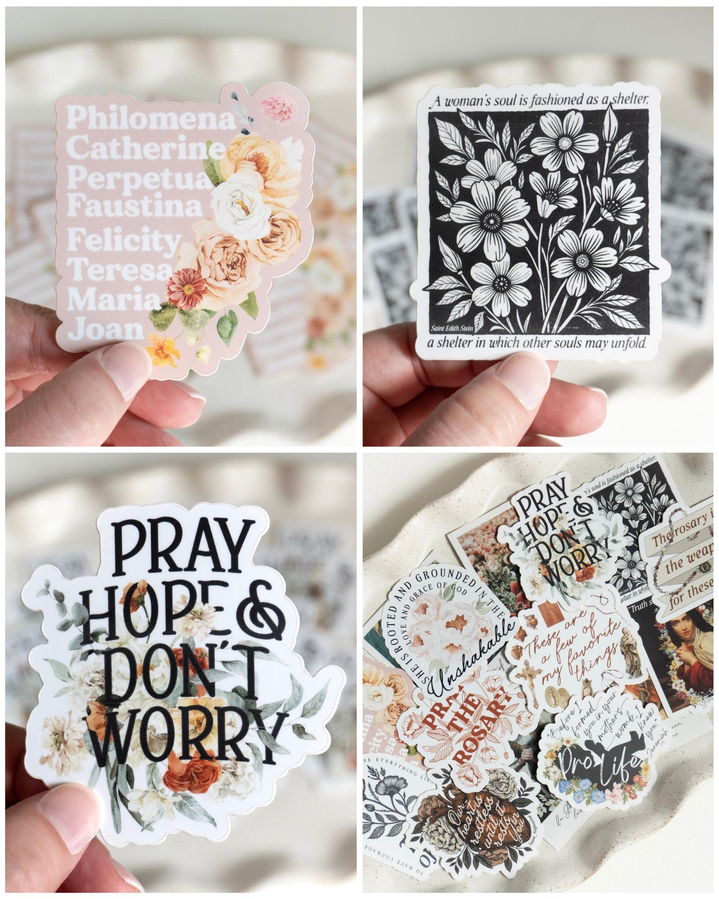 Entire Beloved Filia Sticker Collection | 15 Catholic Stickers