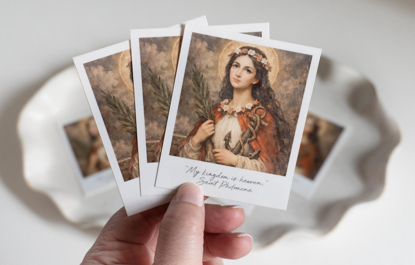 My kingdom is heaven - Saint Philomena | Catholic Vinyl Sticker