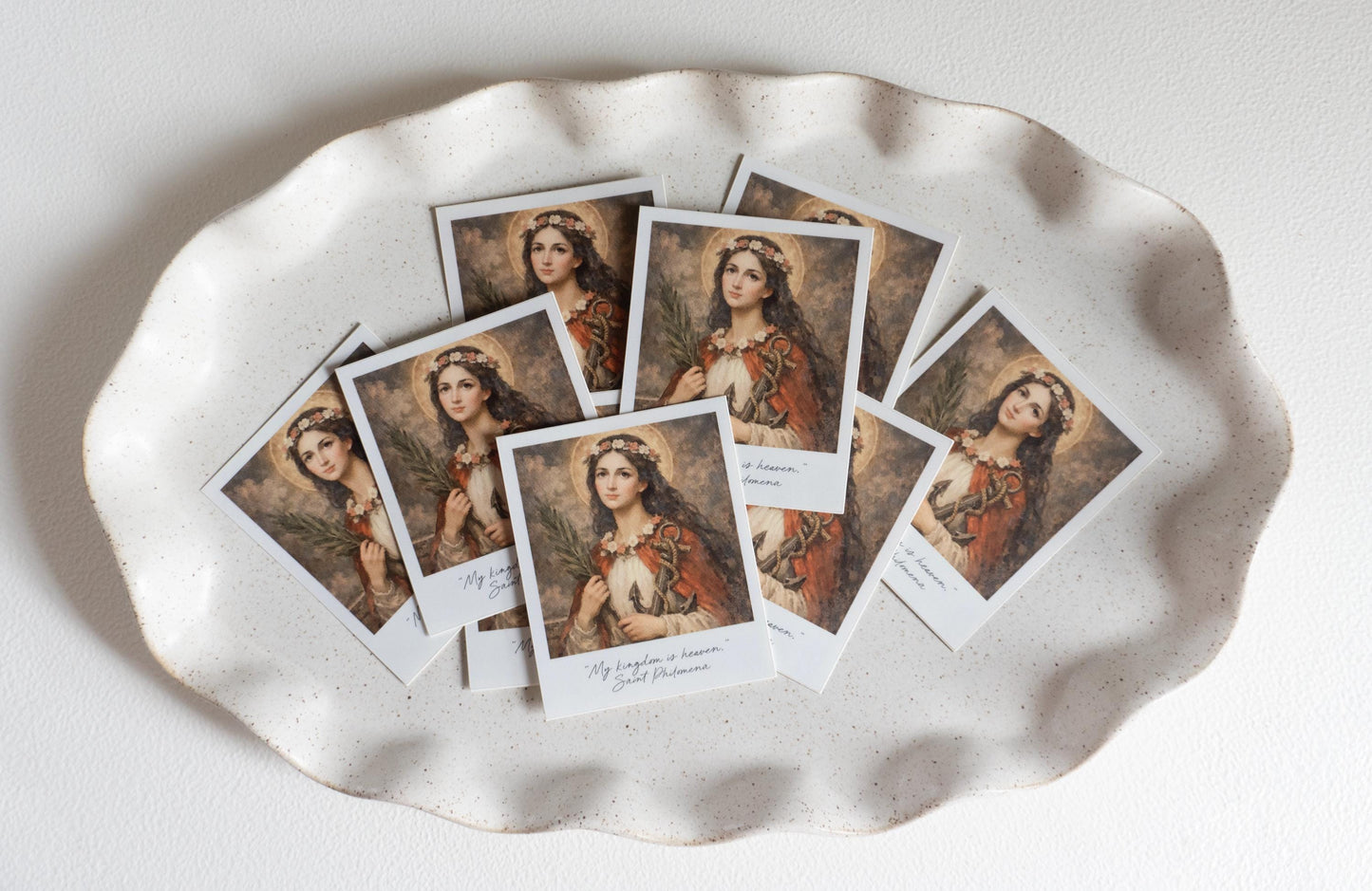 My kingdom is heaven - Saint Philomena | Catholic Vinyl Sticker