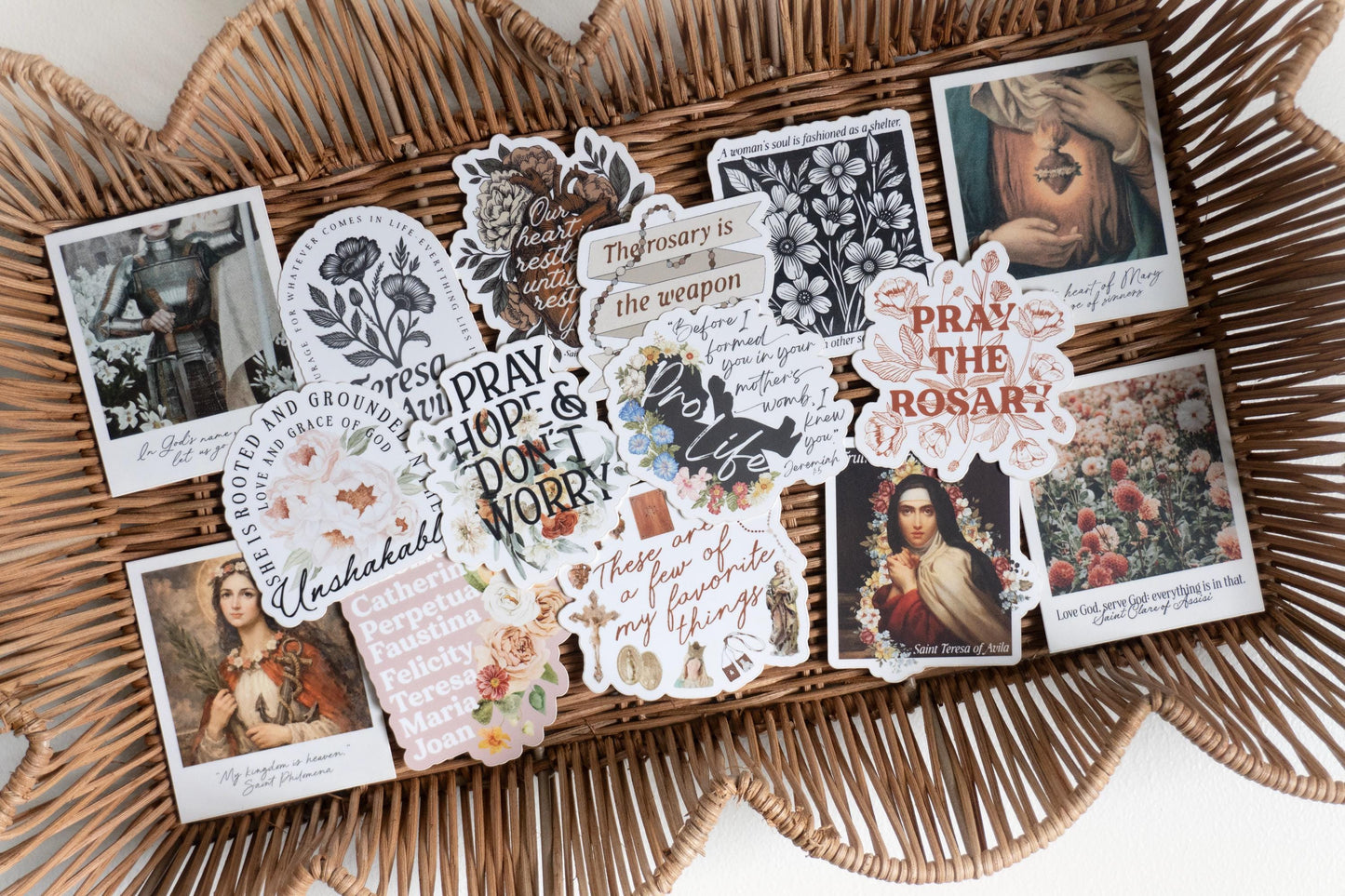 Entire Beloved Filia Sticker Collection | 15 Catholic Stickers