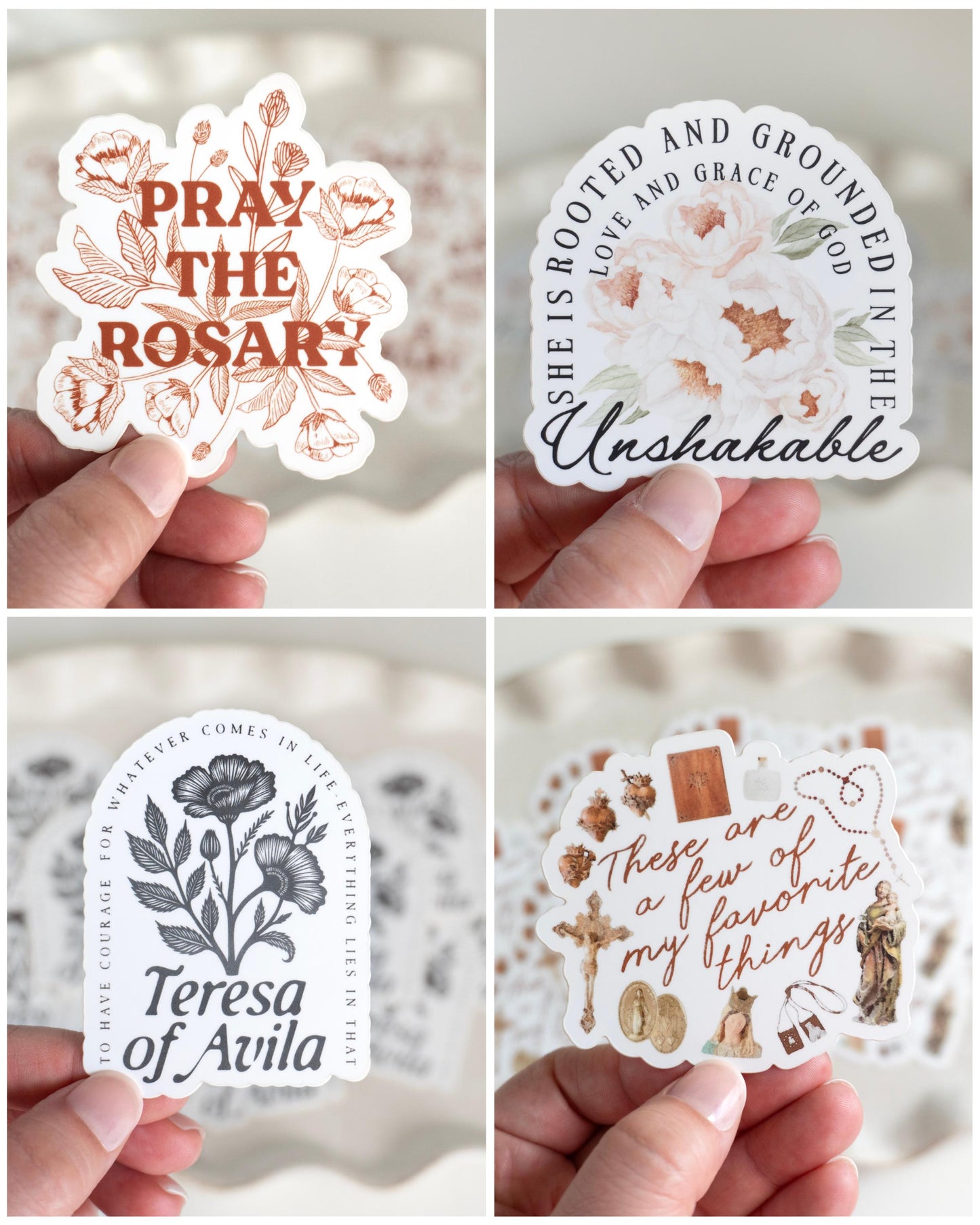 Entire Beloved Filia Sticker Collection | 15 Catholic Stickers