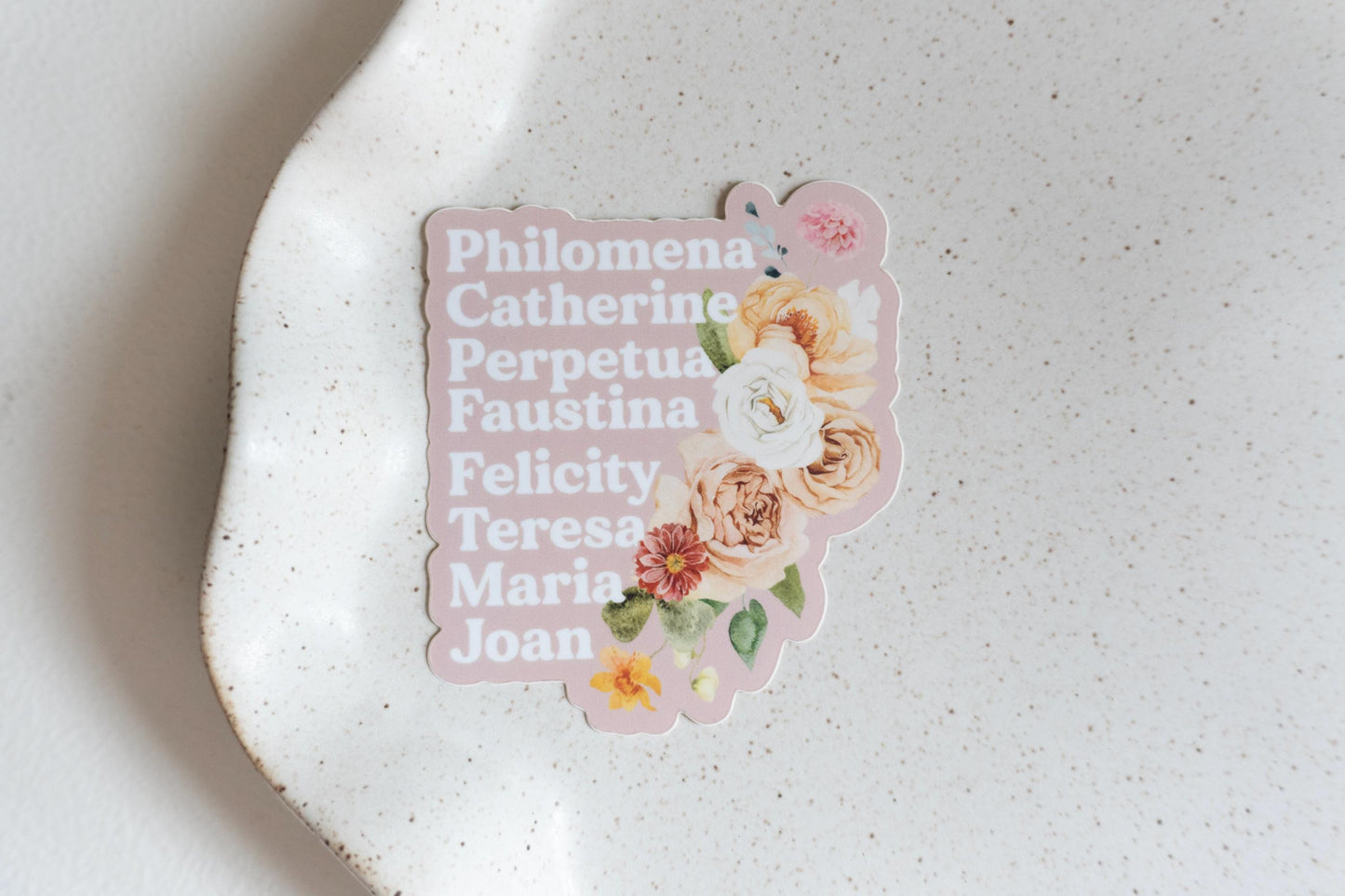 Sister Saints Sticker | Catholic Vinyl Sticker