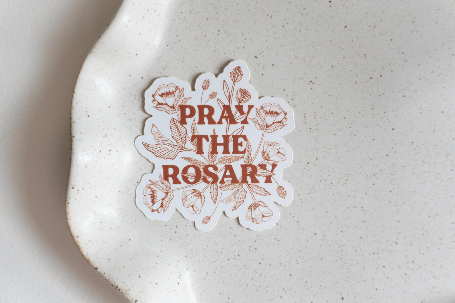 Pray the Rosary | Catholic Vinyl Sticker
