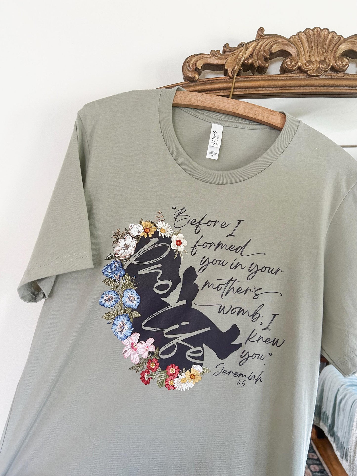 Floral Pro Life T-Shirt