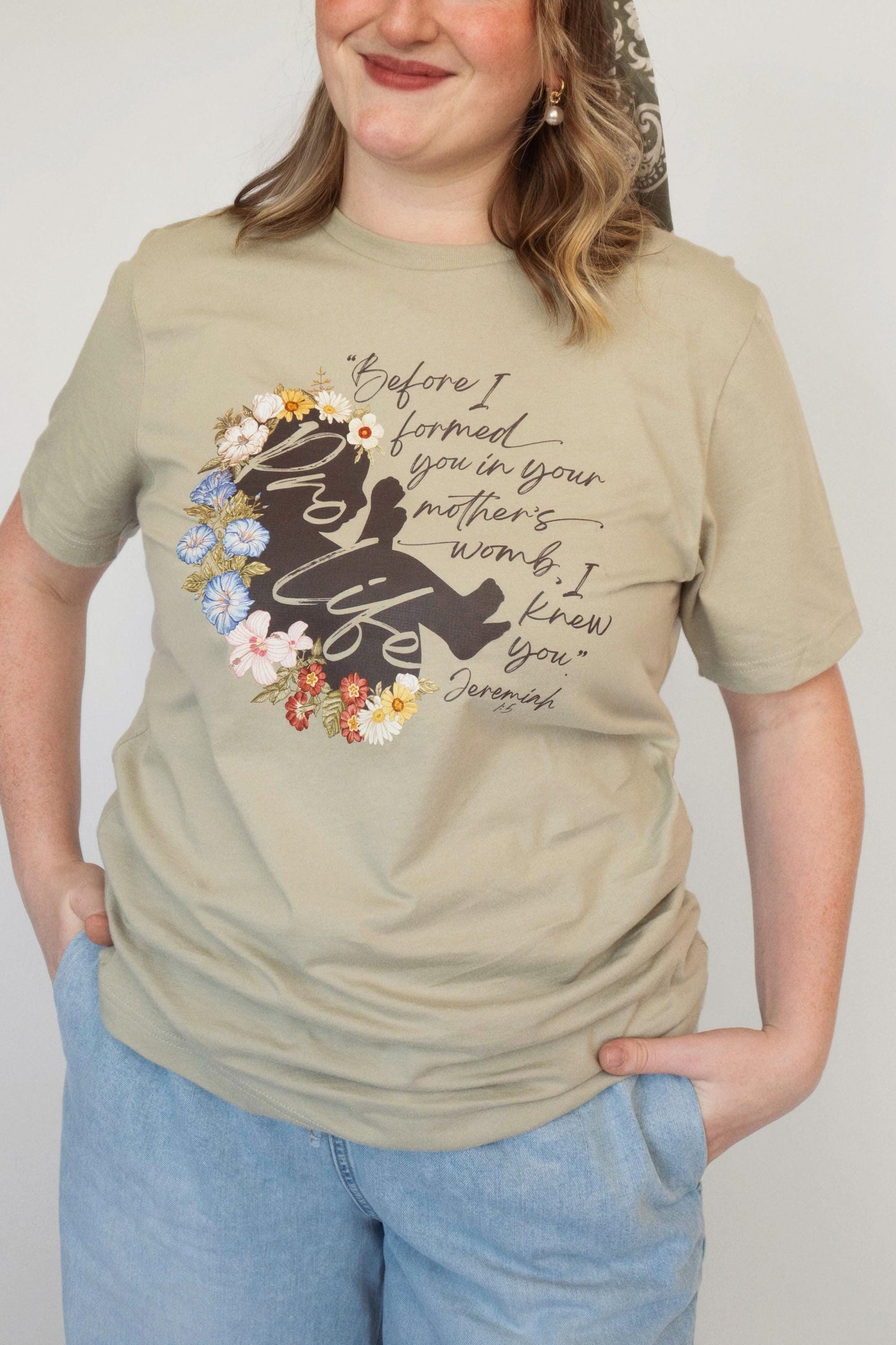 Floral Pro Life T-Shirt