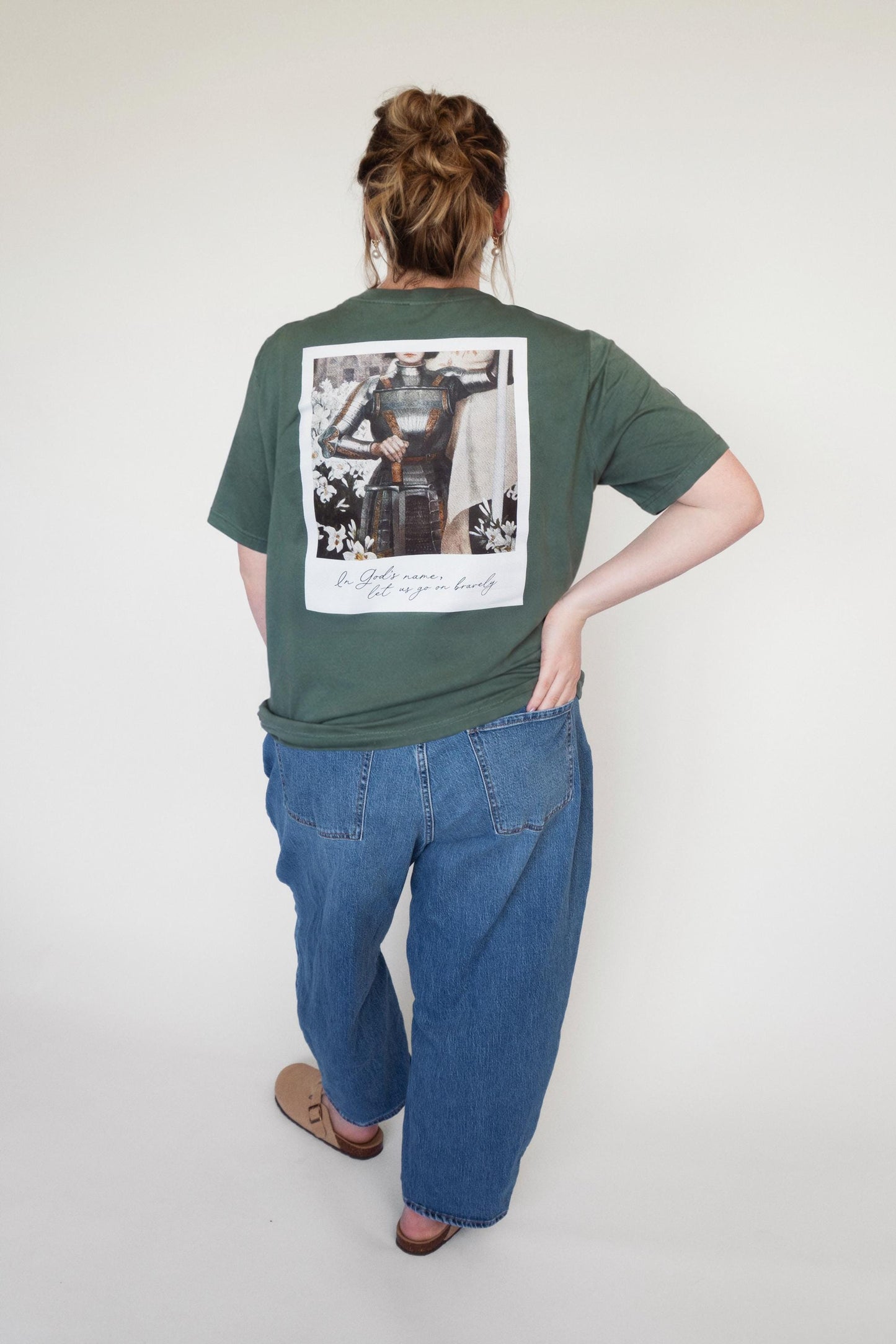 Saint Joan of Arc Tee | "In Gods name, let us go on bravely | Beloved Filia