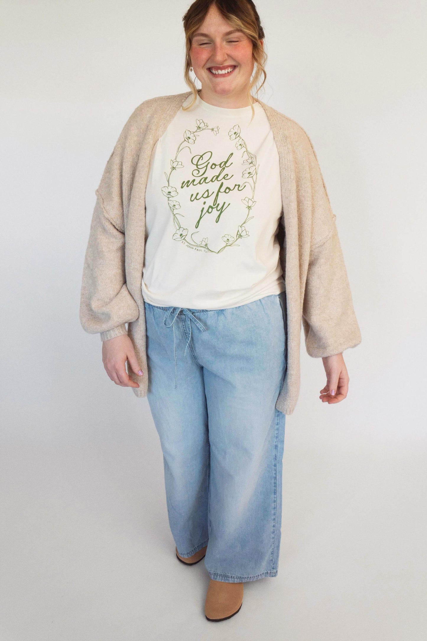 God made us for Joy T-Shirt