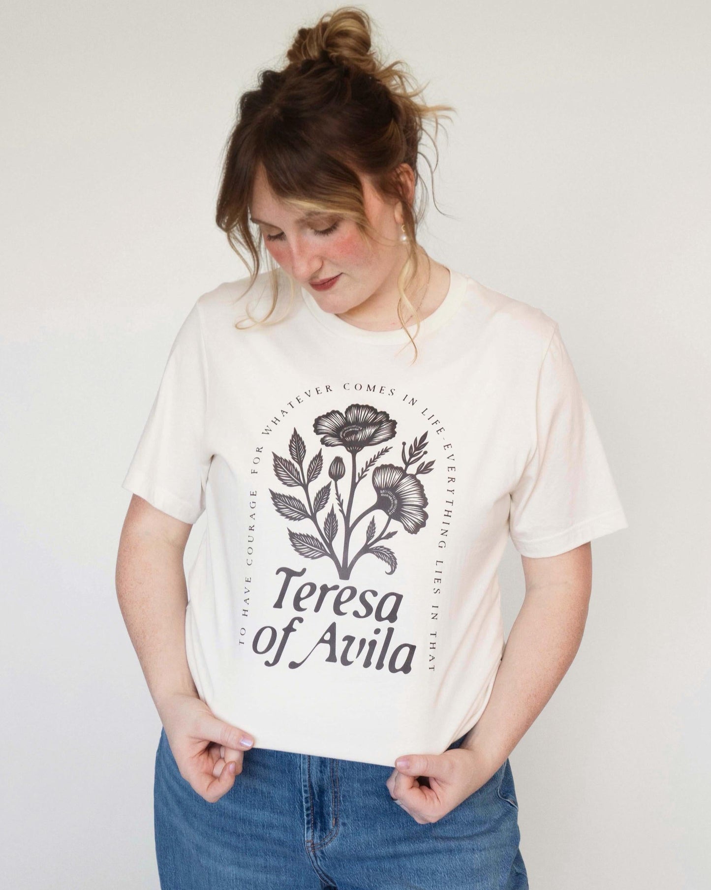 Saint Teresa of Avila Tee | Saint Padre Pio | Beloved Filia