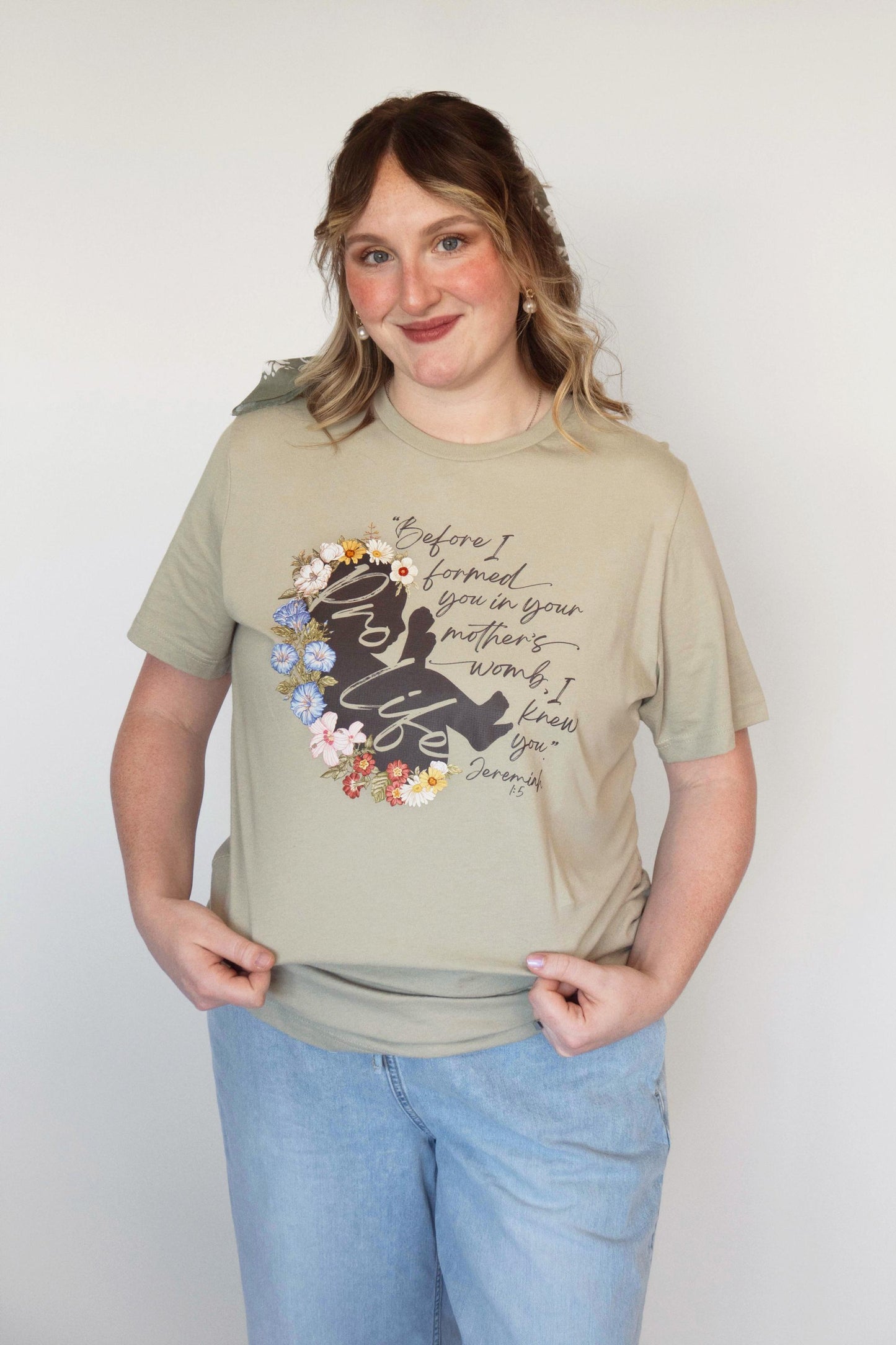 Floral Pro Life T-Shirt