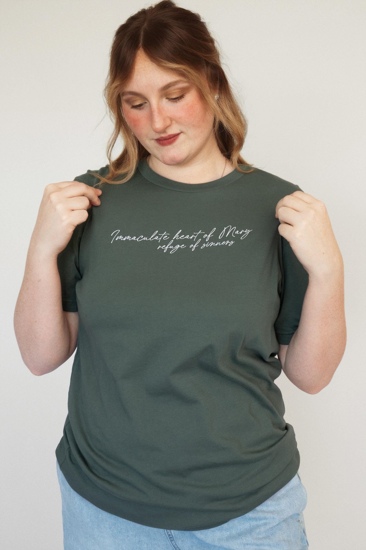 Immaculate Heart of Mary Tee | Catholic Women's Shirt | Beloved Filia