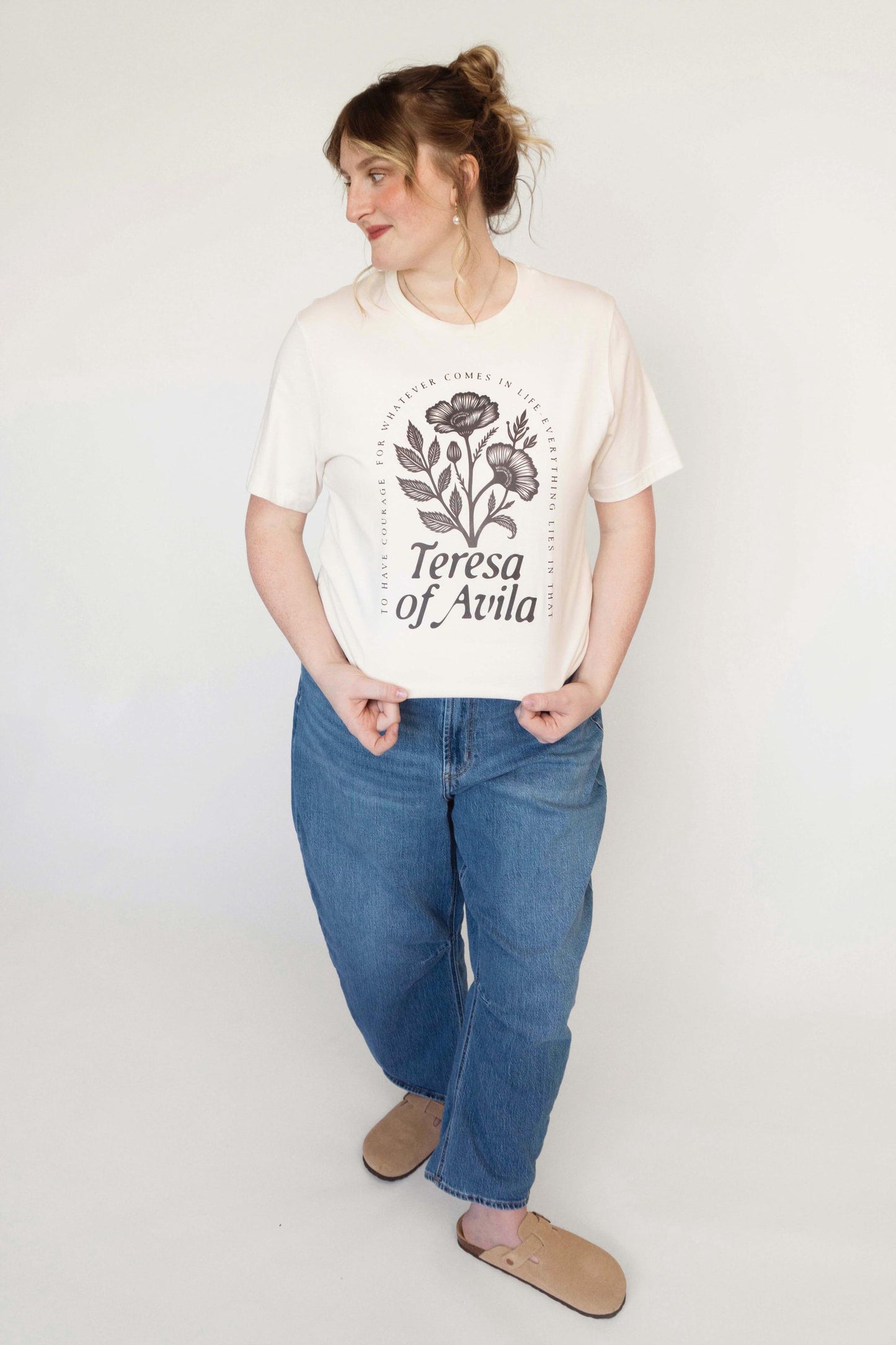 Saint Teresa of Avila Tee | Saint Padre Pio | Beloved Filia