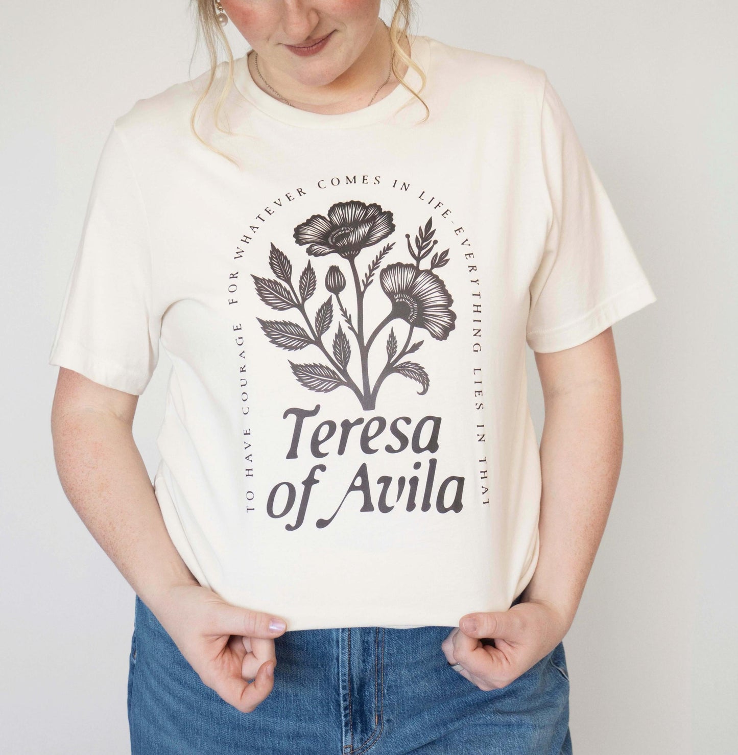 Saint Teresa of Avila Tee | Saint Padre Pio | Beloved Filia