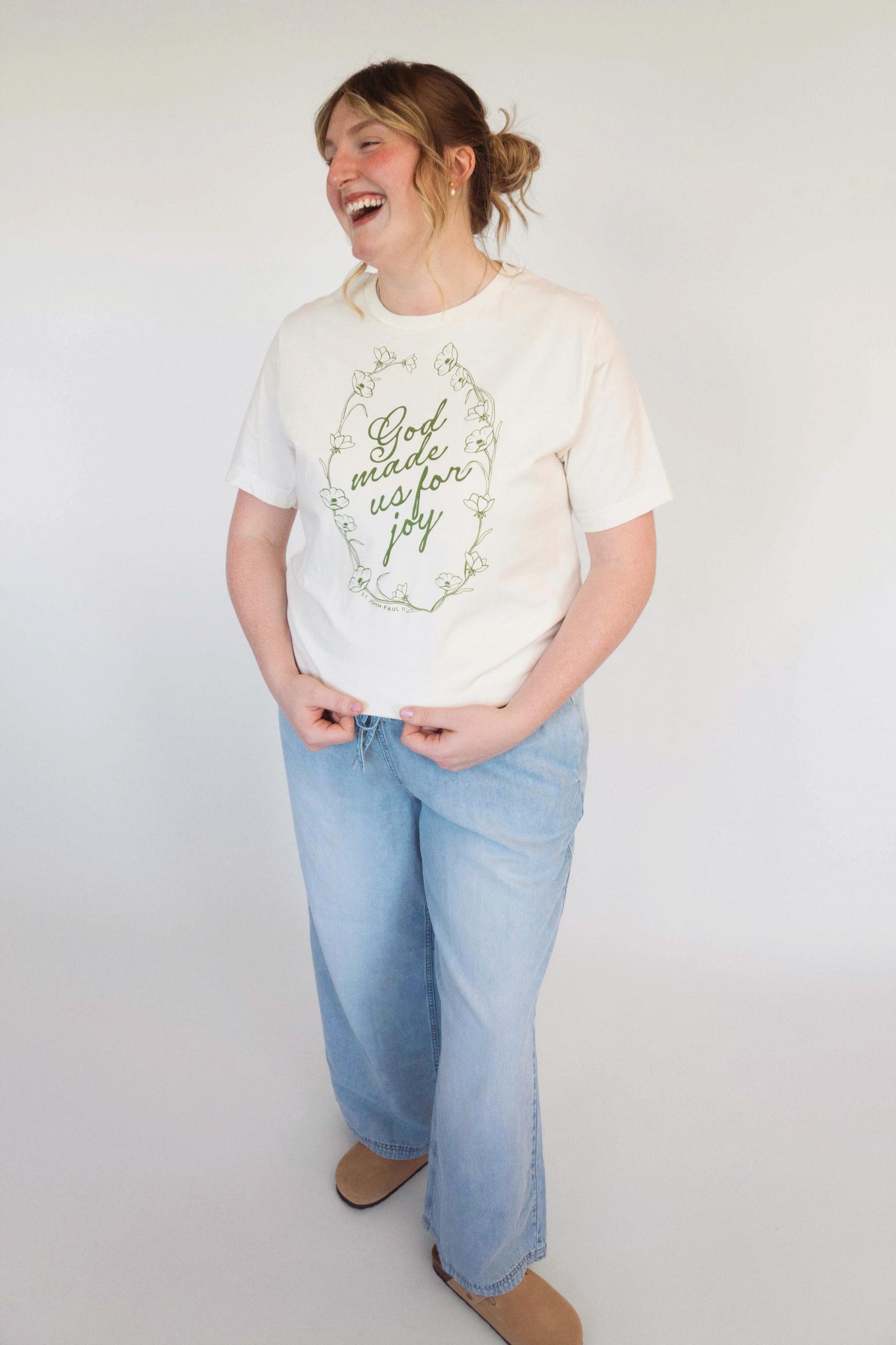 God made us for Joy T-Shirt