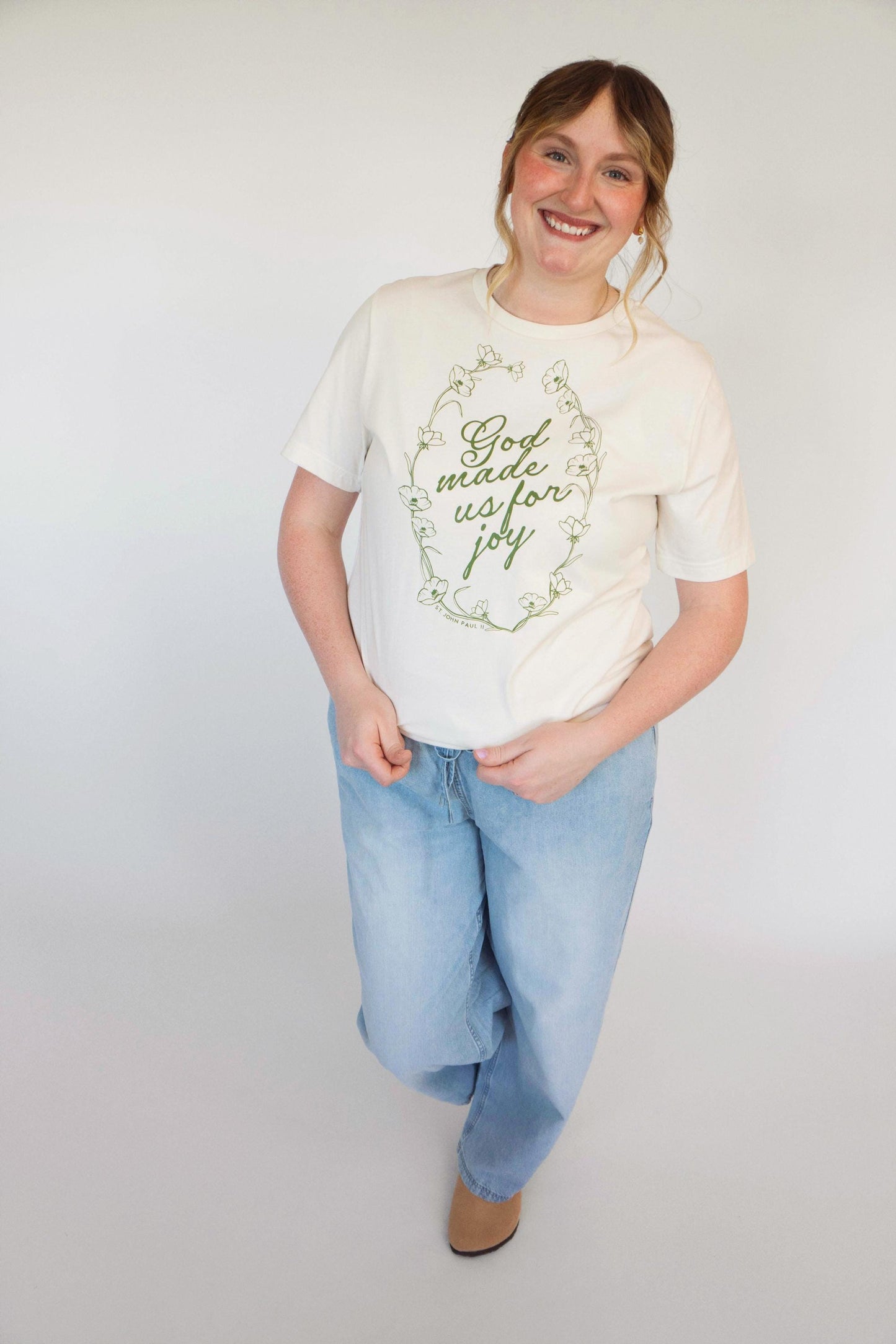 God made us for Joy T-Shirt