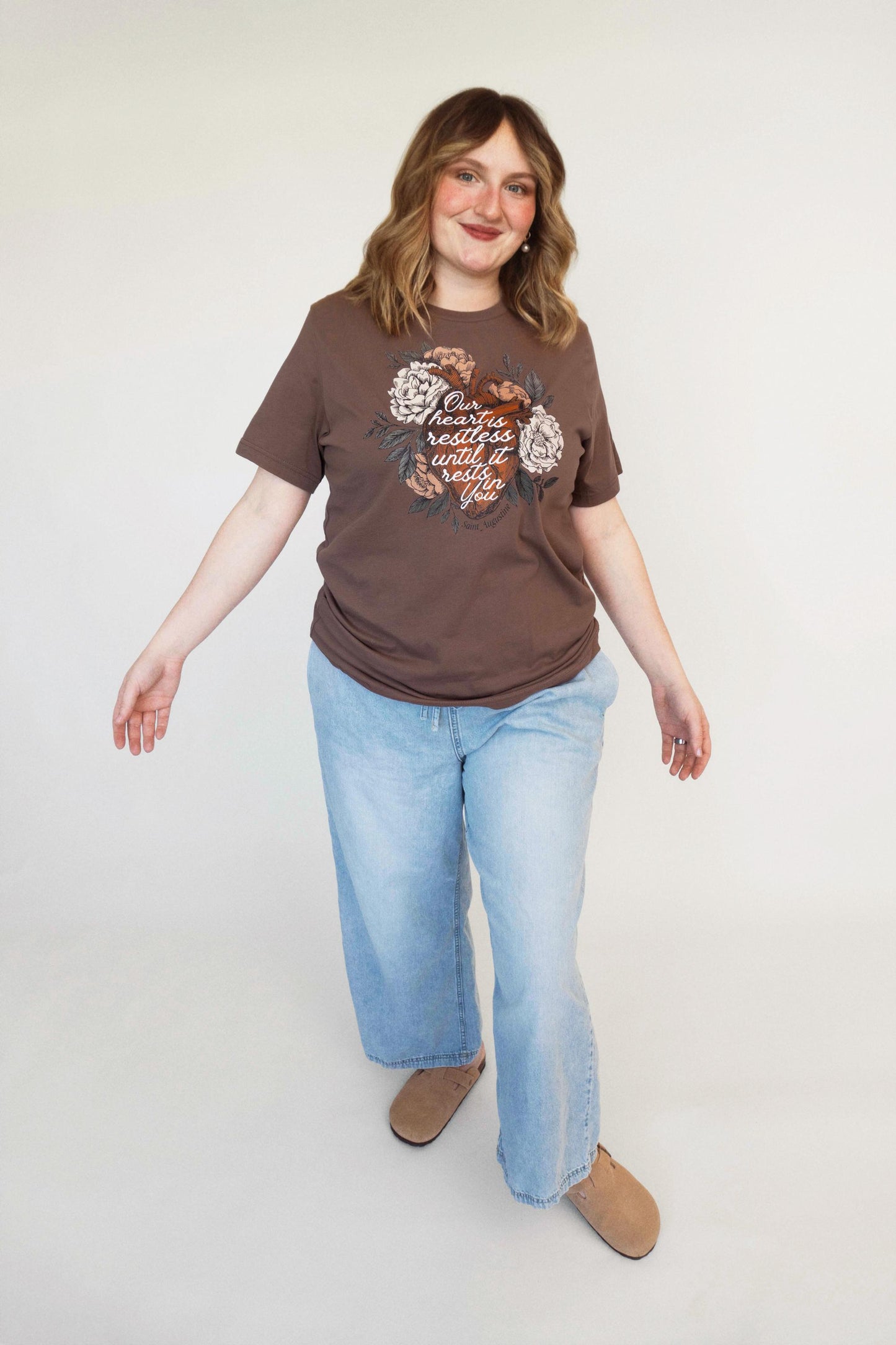 Our heart is restless is until it rests in You T-Shirt | Saint Augustine Tee | Beloved Filia