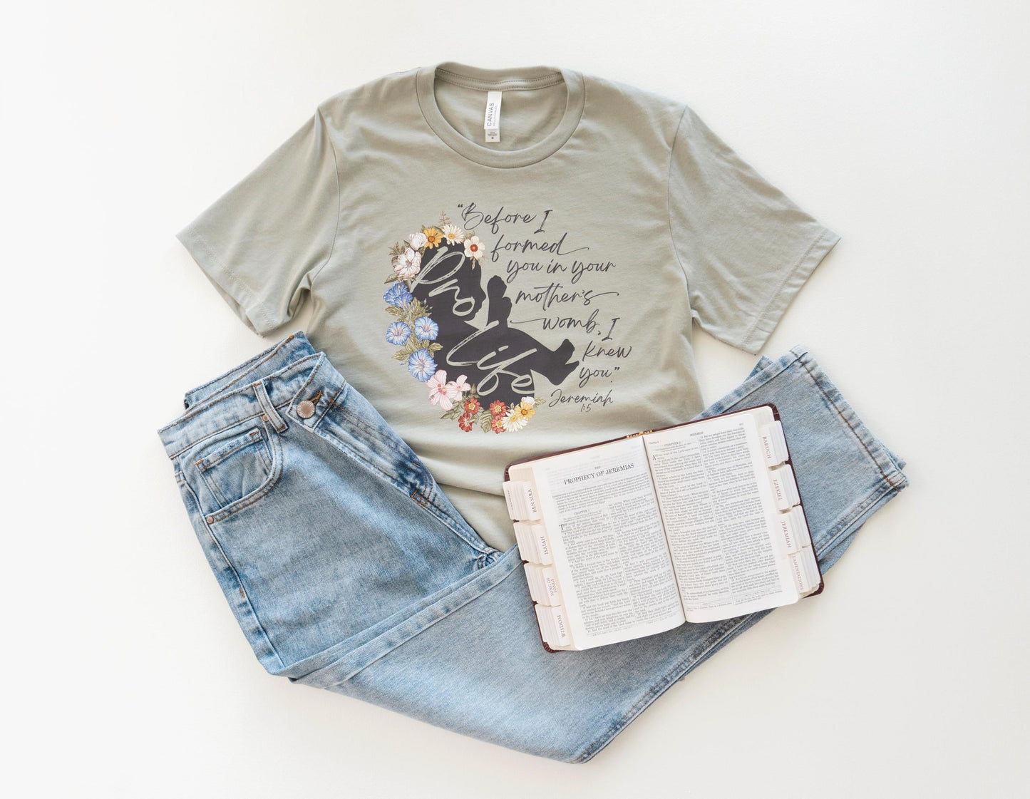 Floral Pro Life T-Shirt