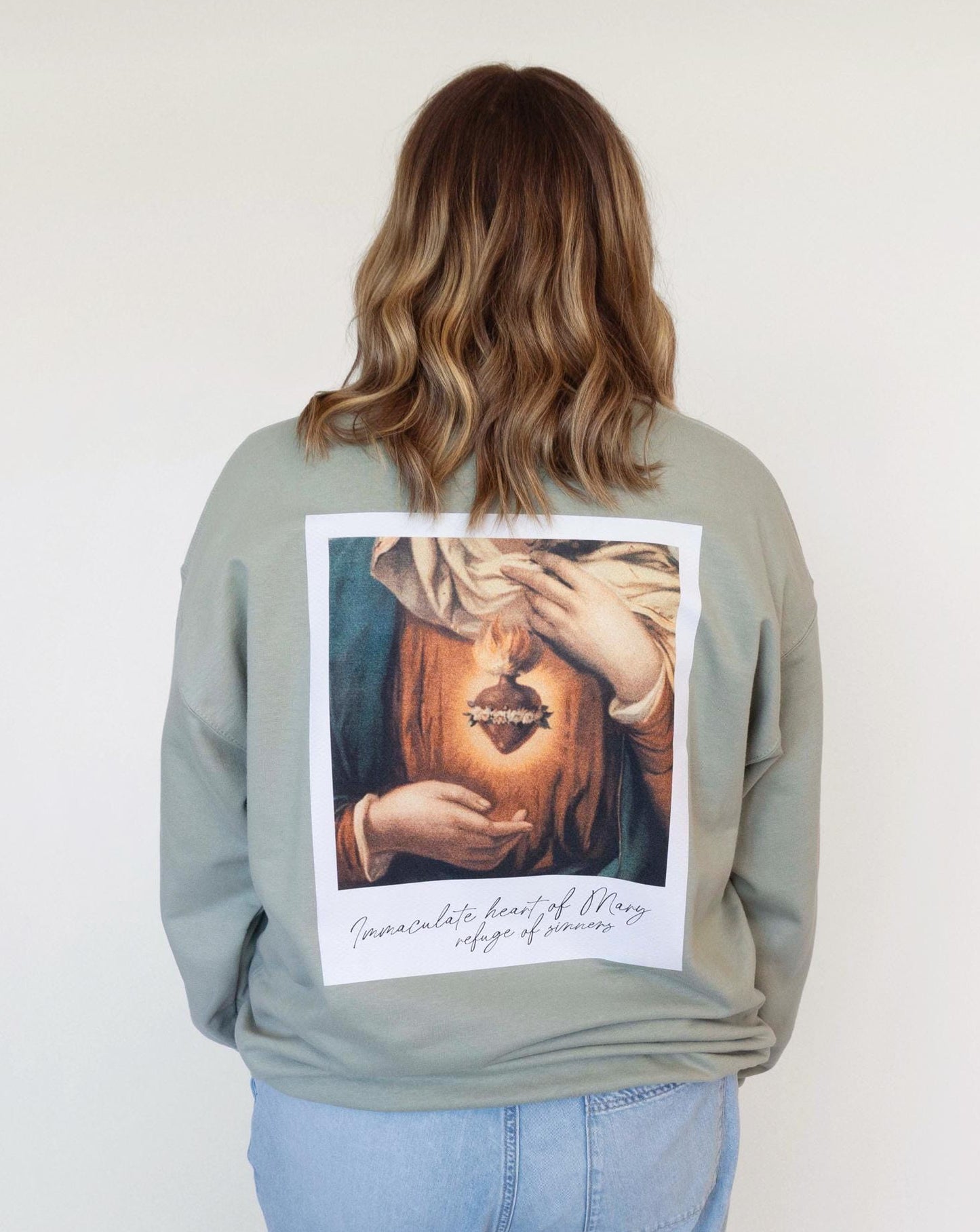 Immaculate Heart Crewneck Sweatshirt