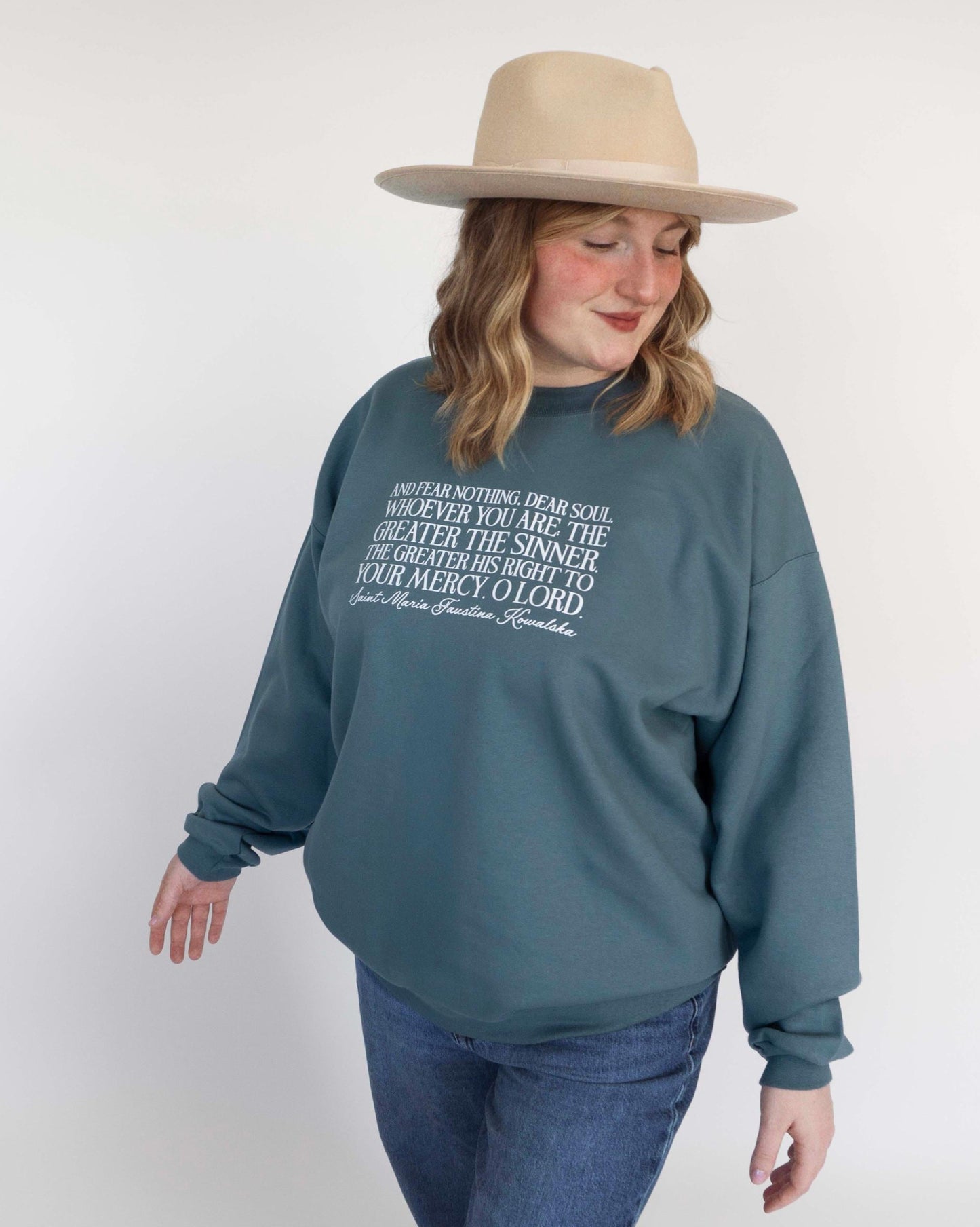 Saint Faustina Crewneck Sweatshirt