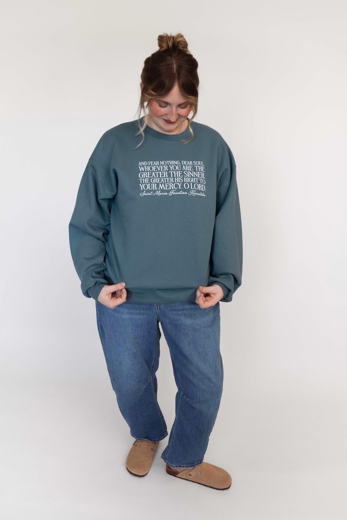 Saint Faustina Crewneck Sweatshirt