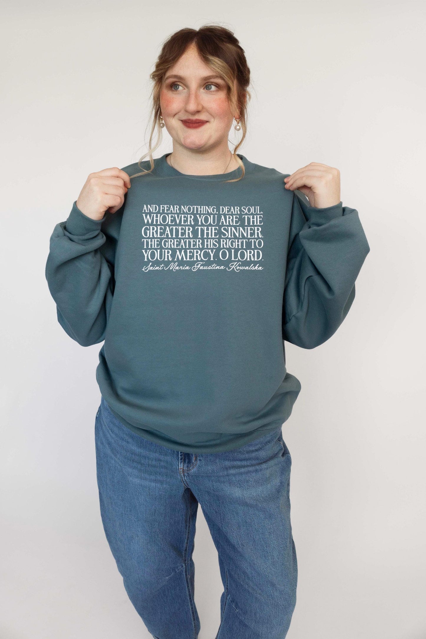 Saint Faustina Crewneck Sweatshirt