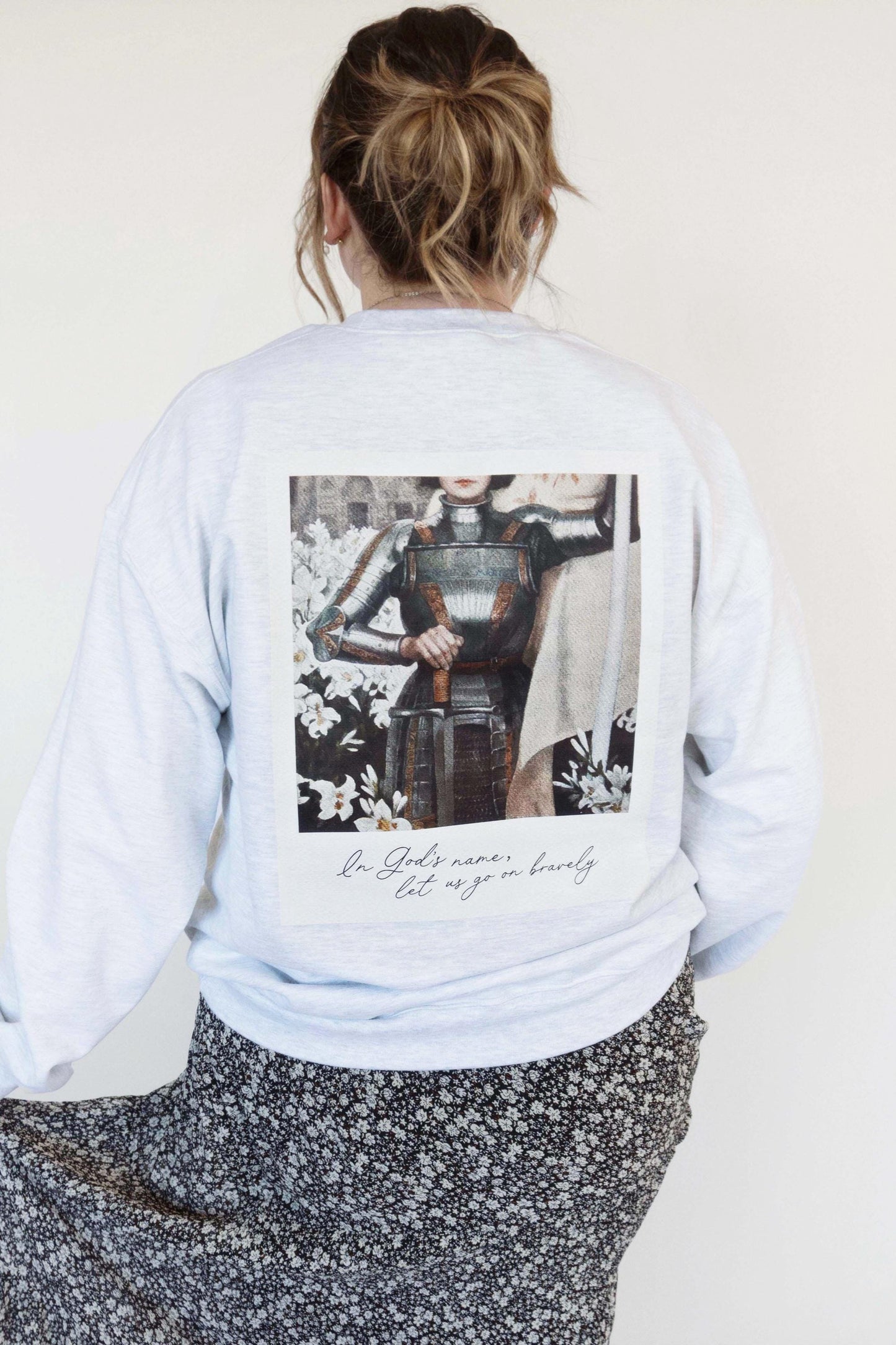 Let us go on bravely Crewneck Sweatshirt