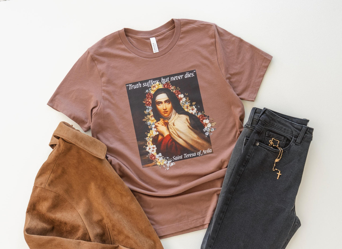 Truth suffers but never dies - Saint Teresa of Avila T-Shirt | Beloved Filia