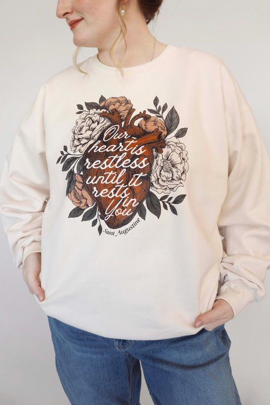 Restless Heart Crewneck Sweatshirt