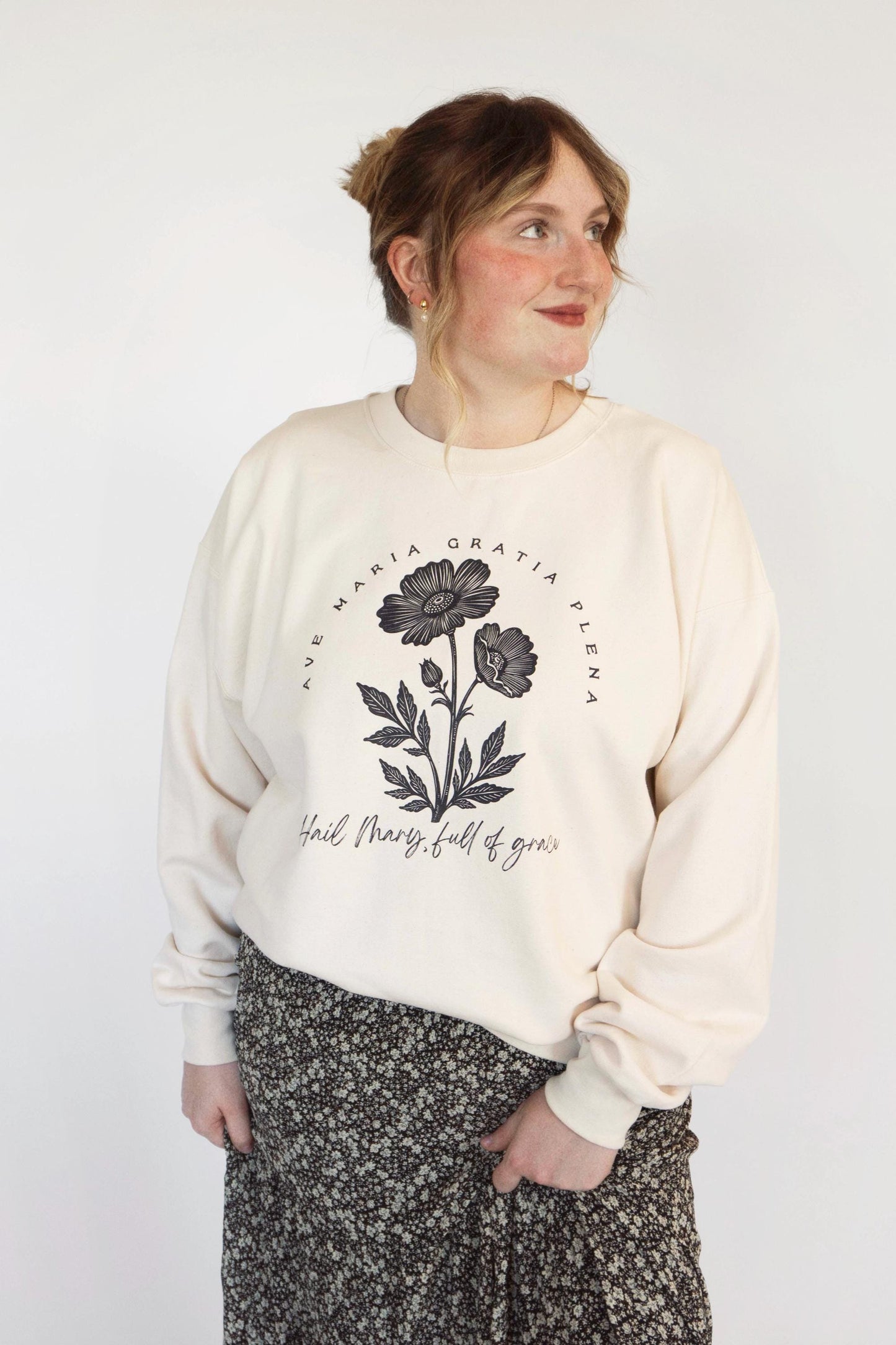 Ave Maria Crewneck Sweatshirt
