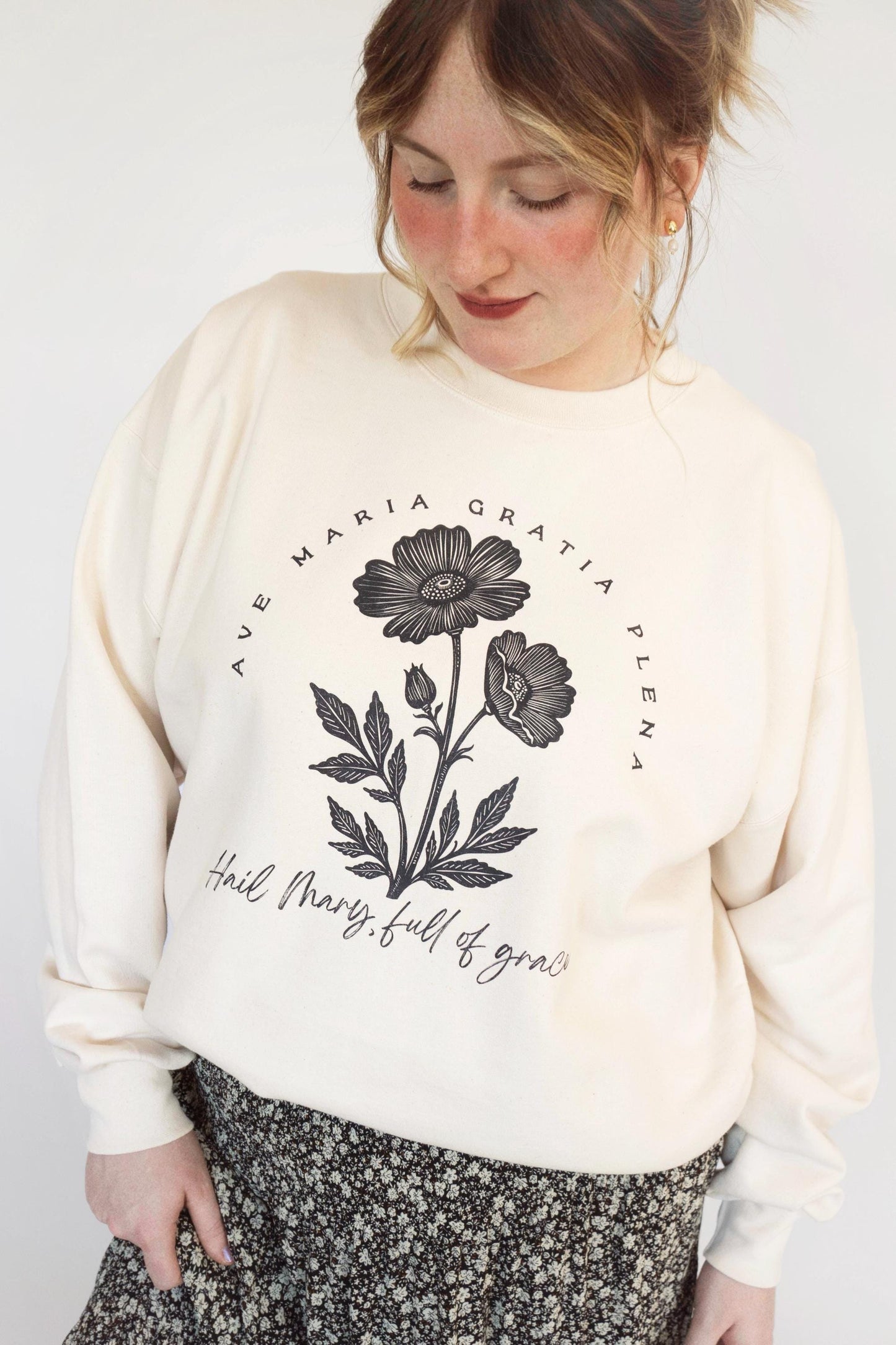 Ave Maria Crewneck Sweatshirt