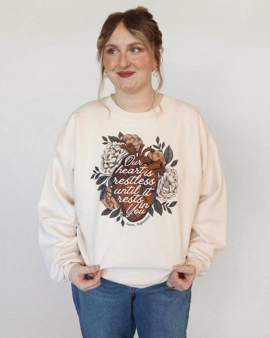 Restless Heart Crewneck Sweatshirt