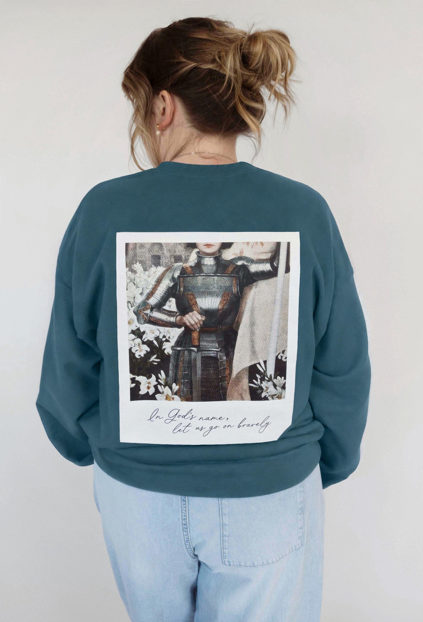 Let us go on bravely Crewneck Sweatshirt
