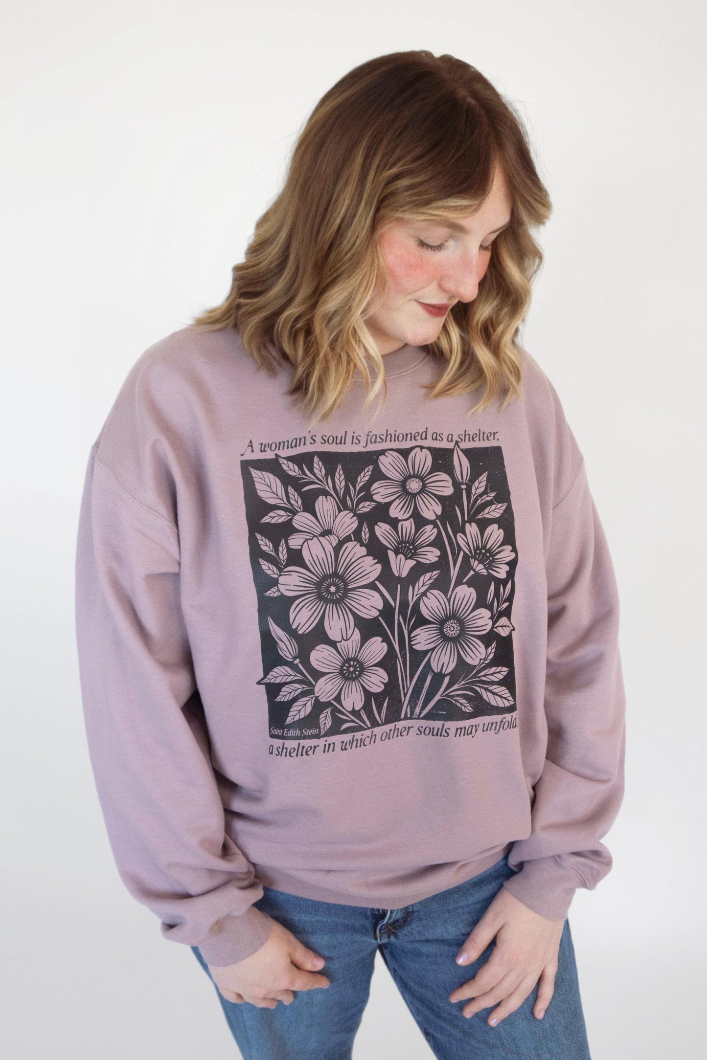 Saint Edith Stein Crewneck Sweatshirt
