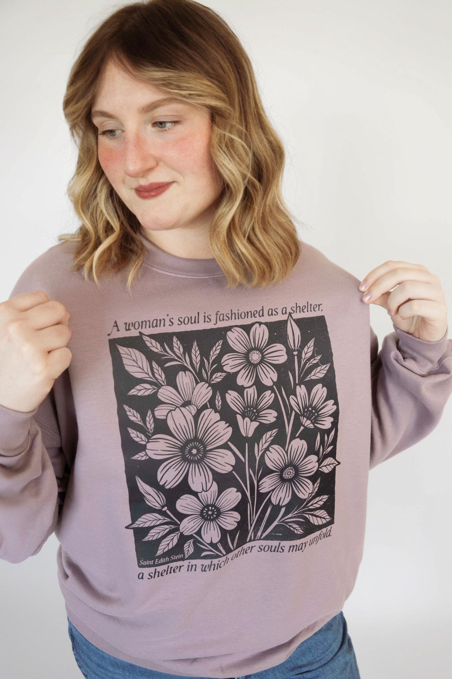 Saint Edith Stein Crewneck Sweatshirt